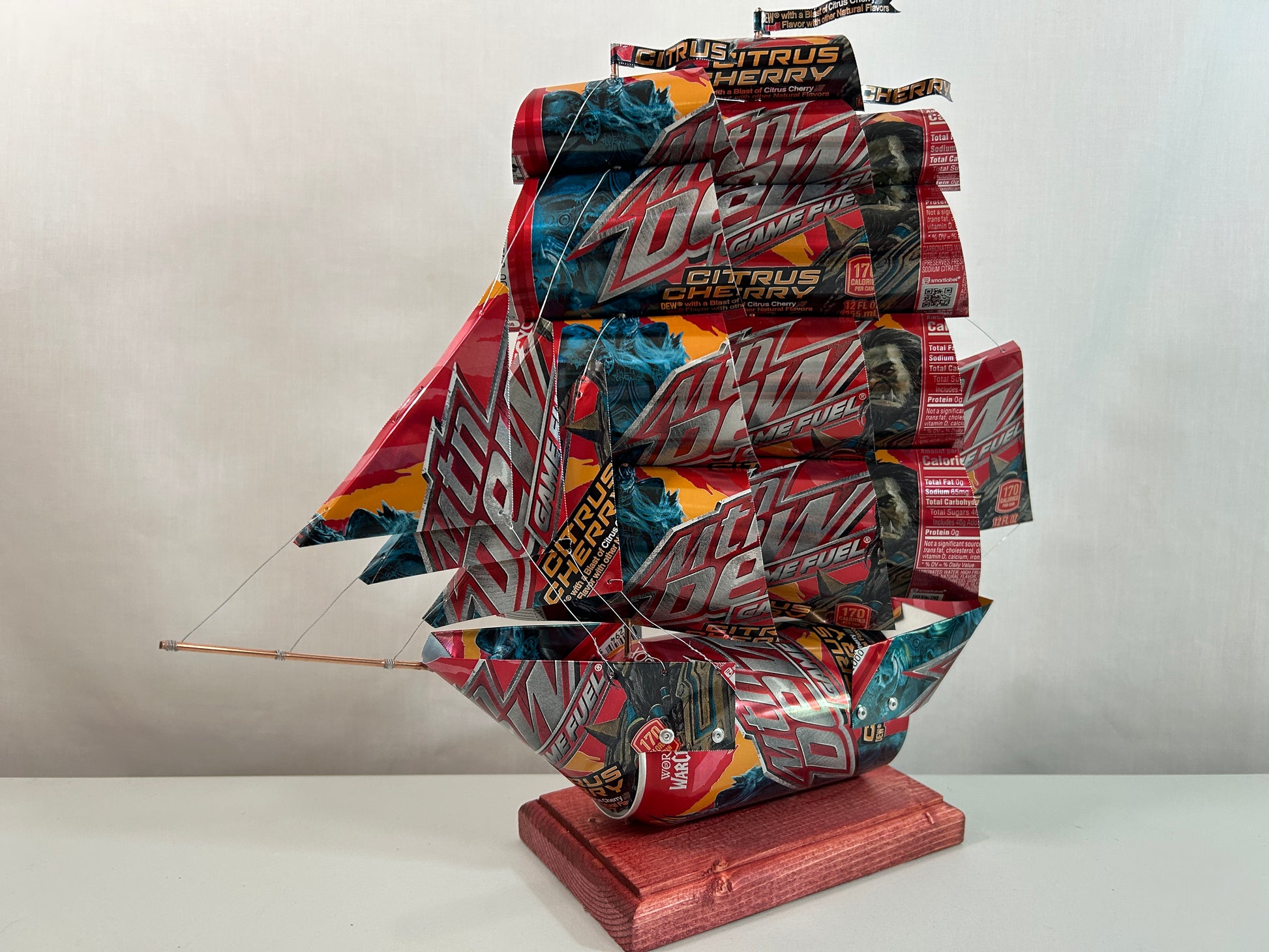 Mountain Dew Citrus Cherry Soda Can Ship