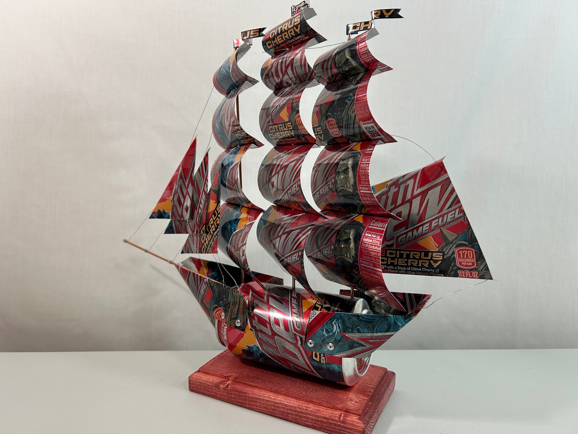 Mountain Dew Citrus Cherry Soda Can Ship