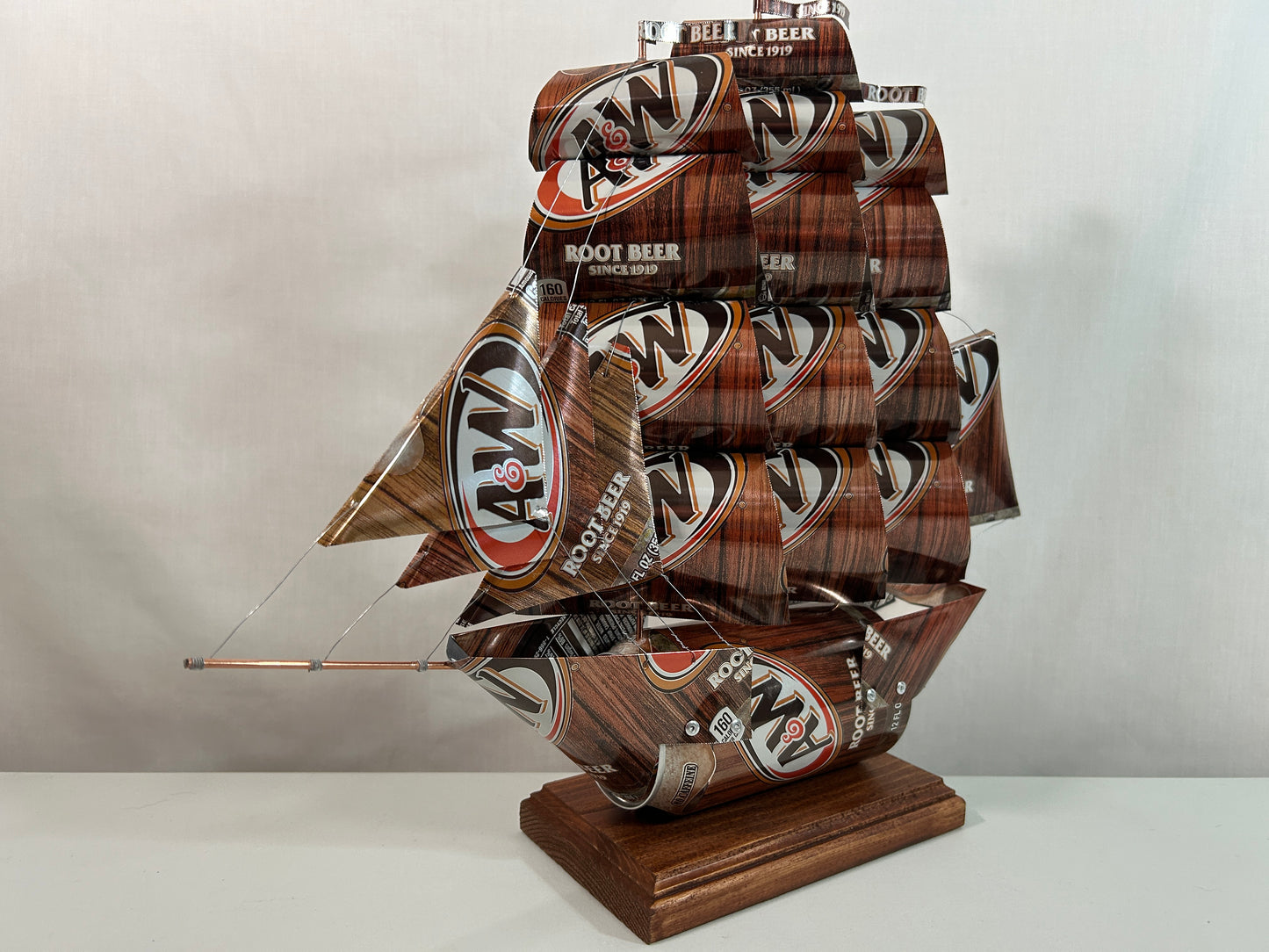 A&W Root Beer Soda Can Ship