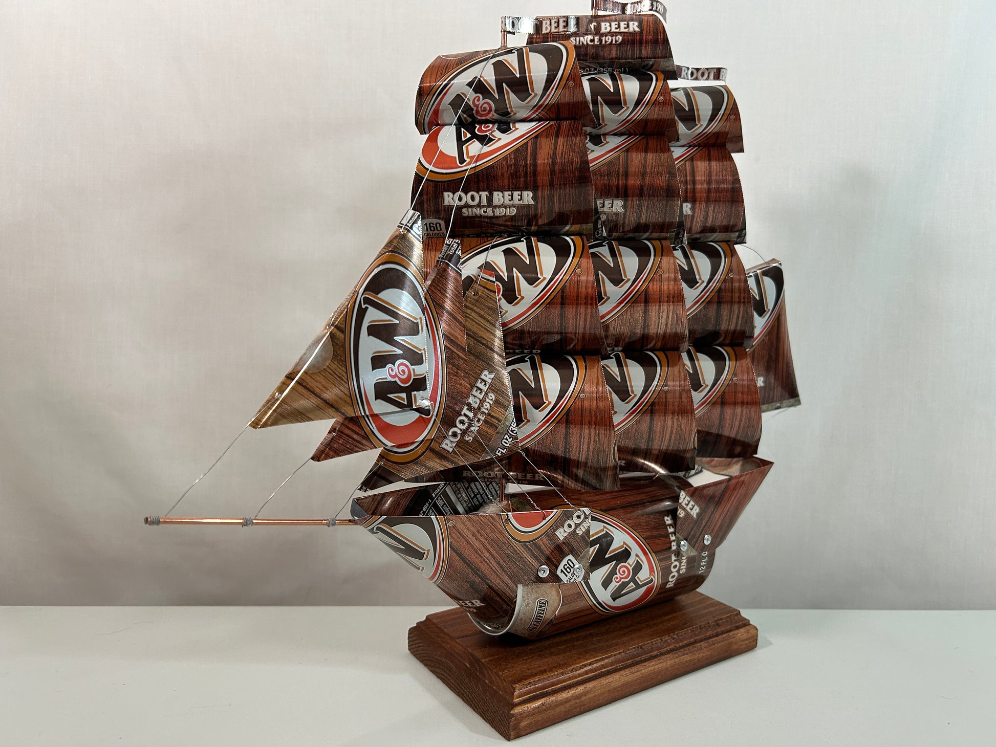 A&W Root Beer Soda Can Ship
