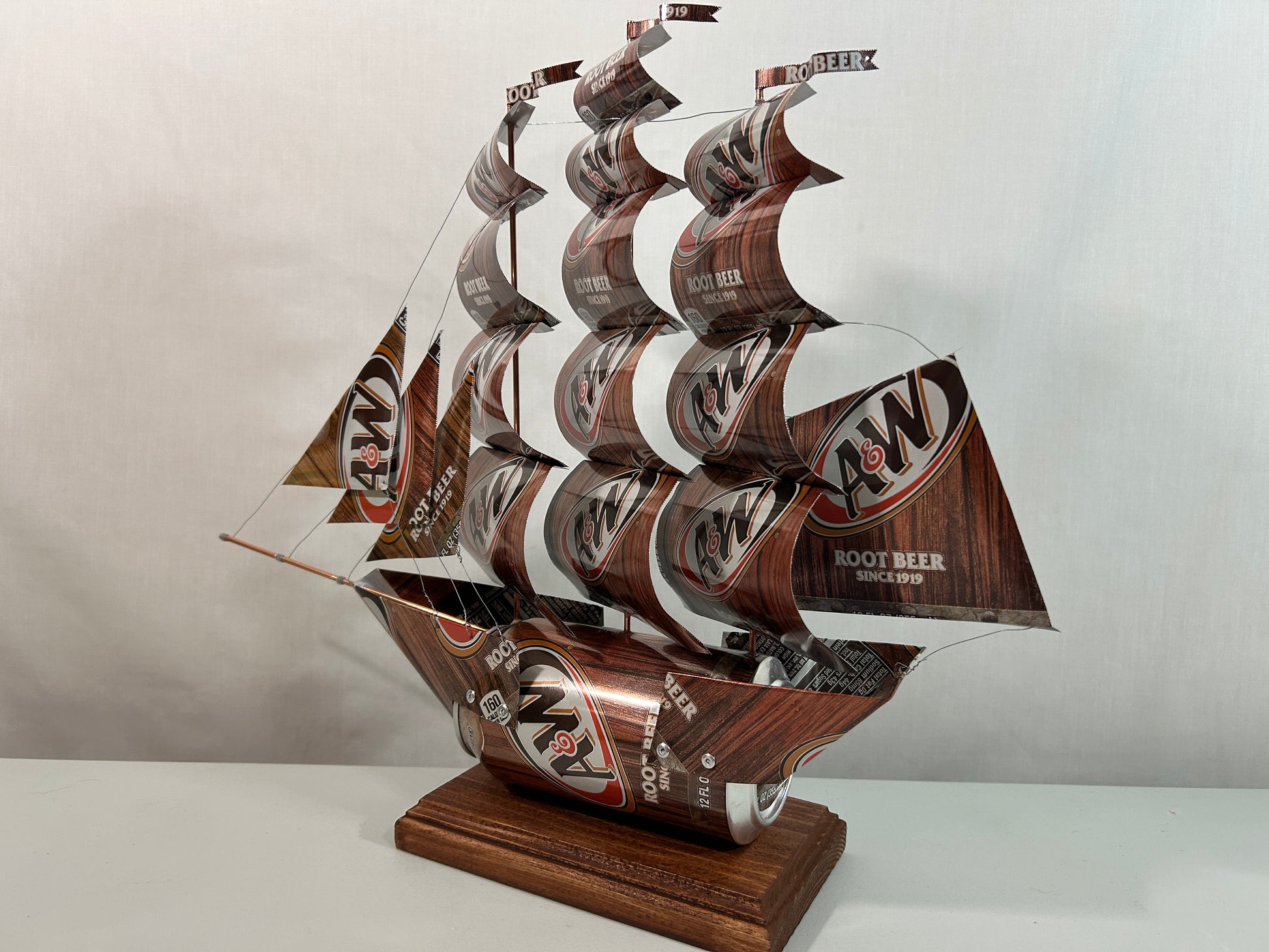 A&W Root Beer Soda Can Ship