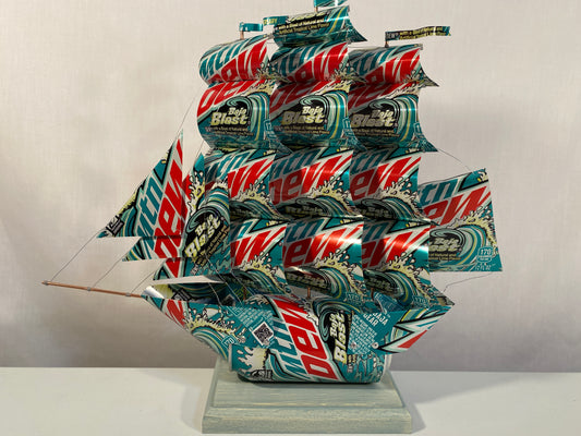 Mountain Dew Baja Blast Soda Can Ship