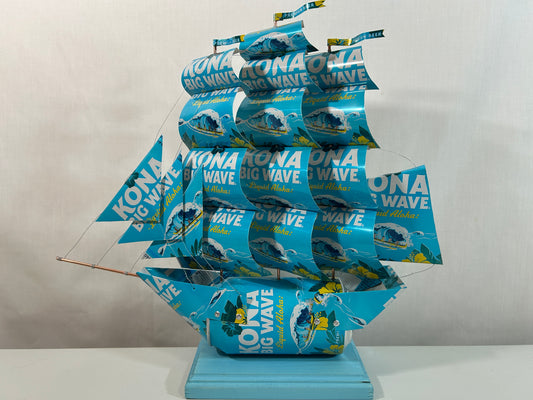 Kona Brewing Co Big Wave Golden Ale Beer Can Ship