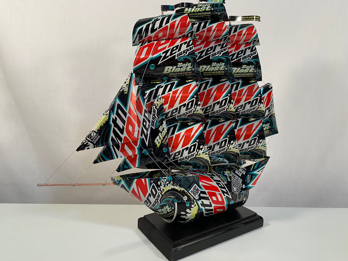 Mountain Dew Baja Blast Zero Sugar Soda Can Ship