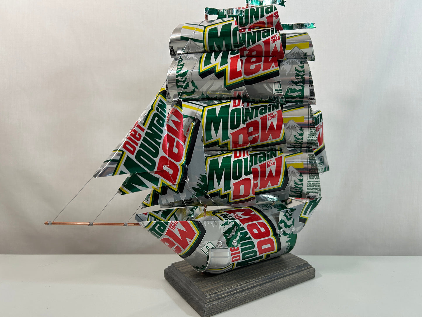Mountain Dew Diet Soda Can Ship