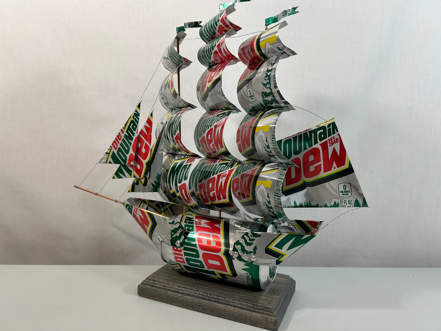 Mountain Dew Diet Soda Can Ship