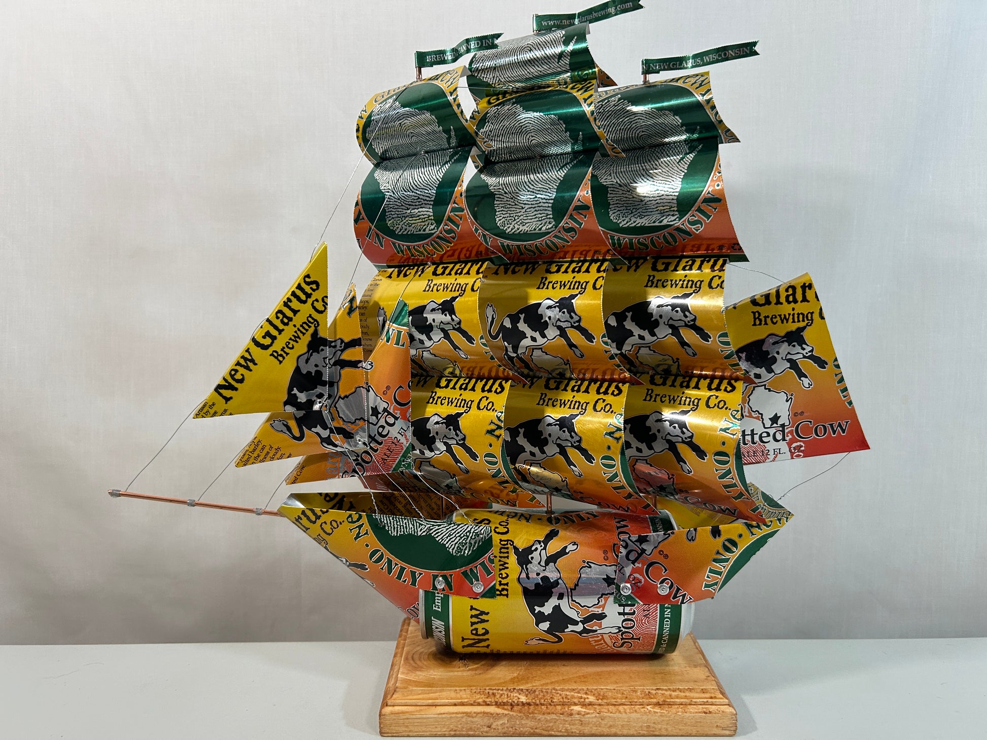 New Glarus Spotted Cow Beer Can Ship