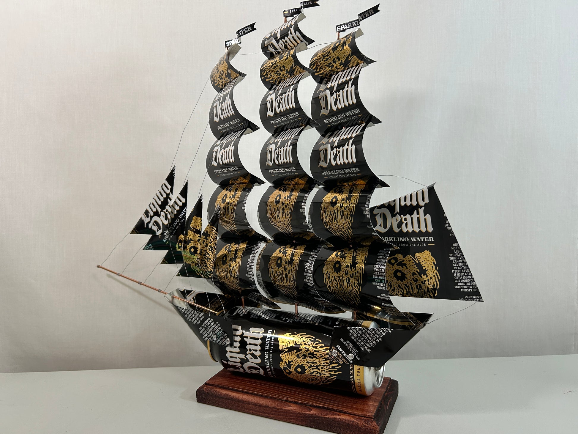 Liquid Death Sparkling Water Can Ship
