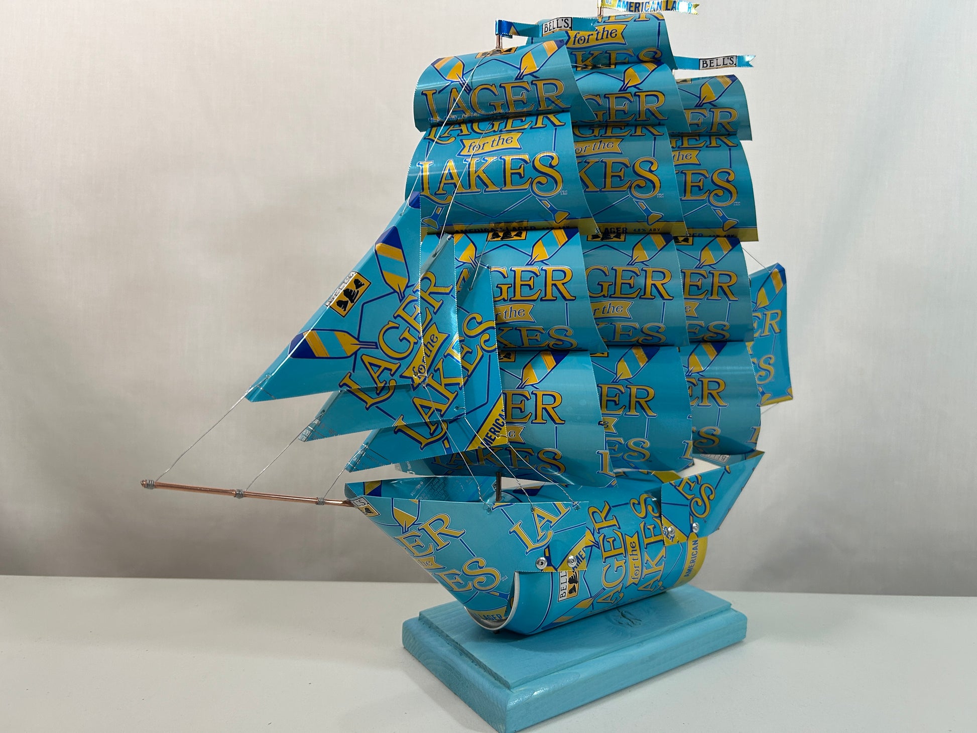 Bell's Lager For The Lakes Beer Can Ship