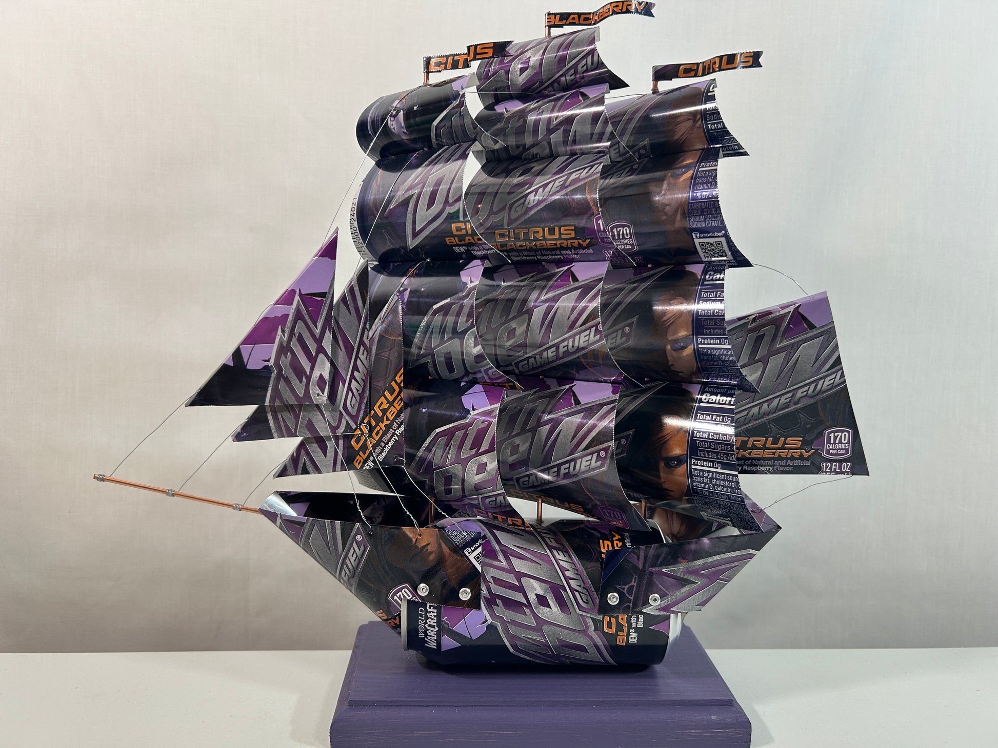 Mountain Dew Citrus Blackberry Soda Can Ship