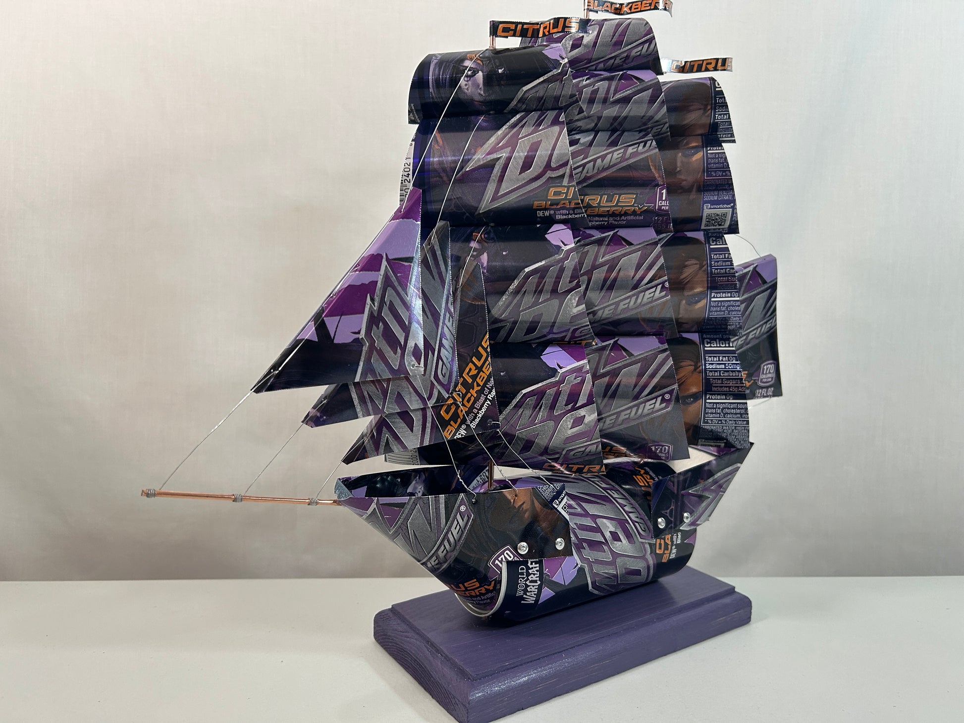 Mountain Dew Citrus Blackberry Soda Can Ship