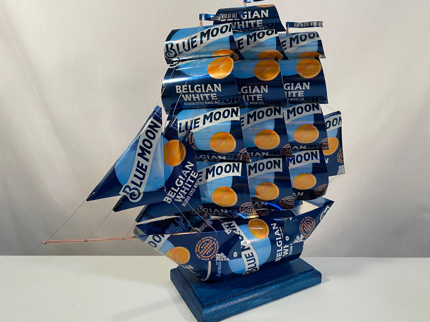 Blue Moon Belgian White Beer Can Ship