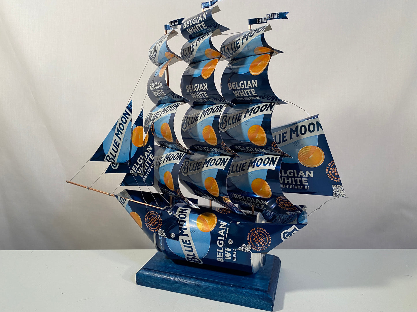 Blue Moon Belgian White Beer Can Ship