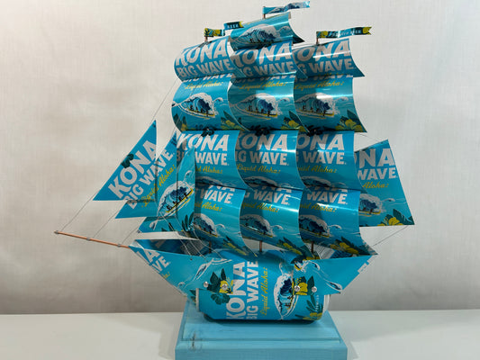 Kona Brewing Co Big Wave Golden Ale Beer Can Ship