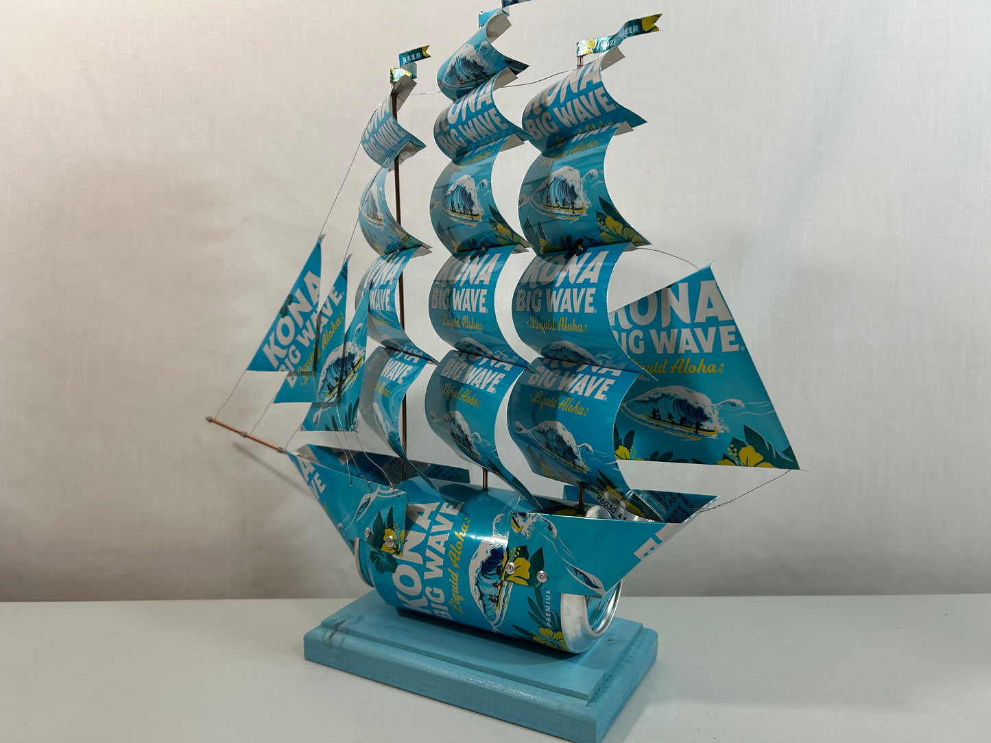 Kona Brewing Co Big Wave Golden Ale Beer Can Ship