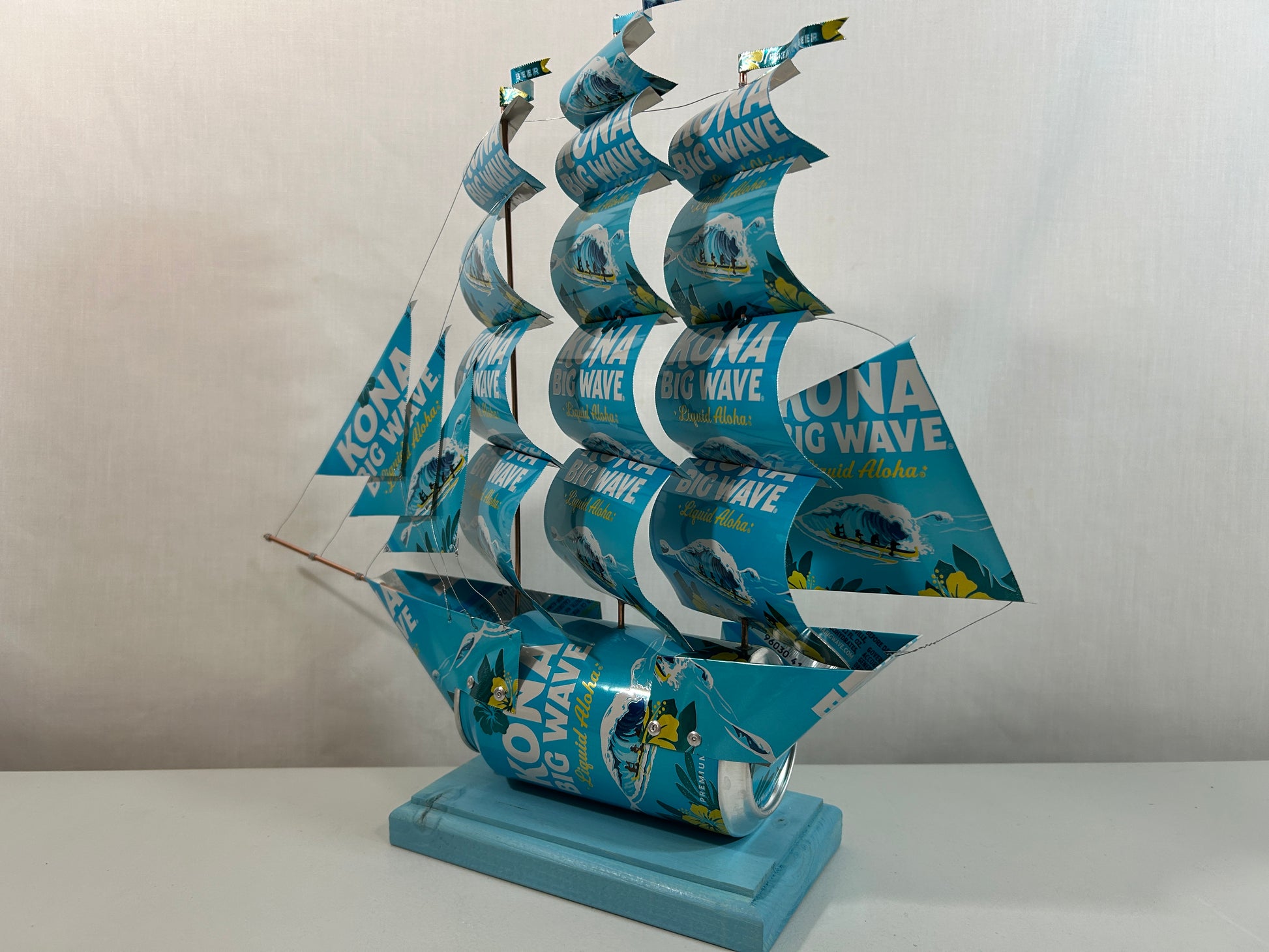 Kona Brewing Co Big Wave Golden Ale Beer Can Ship