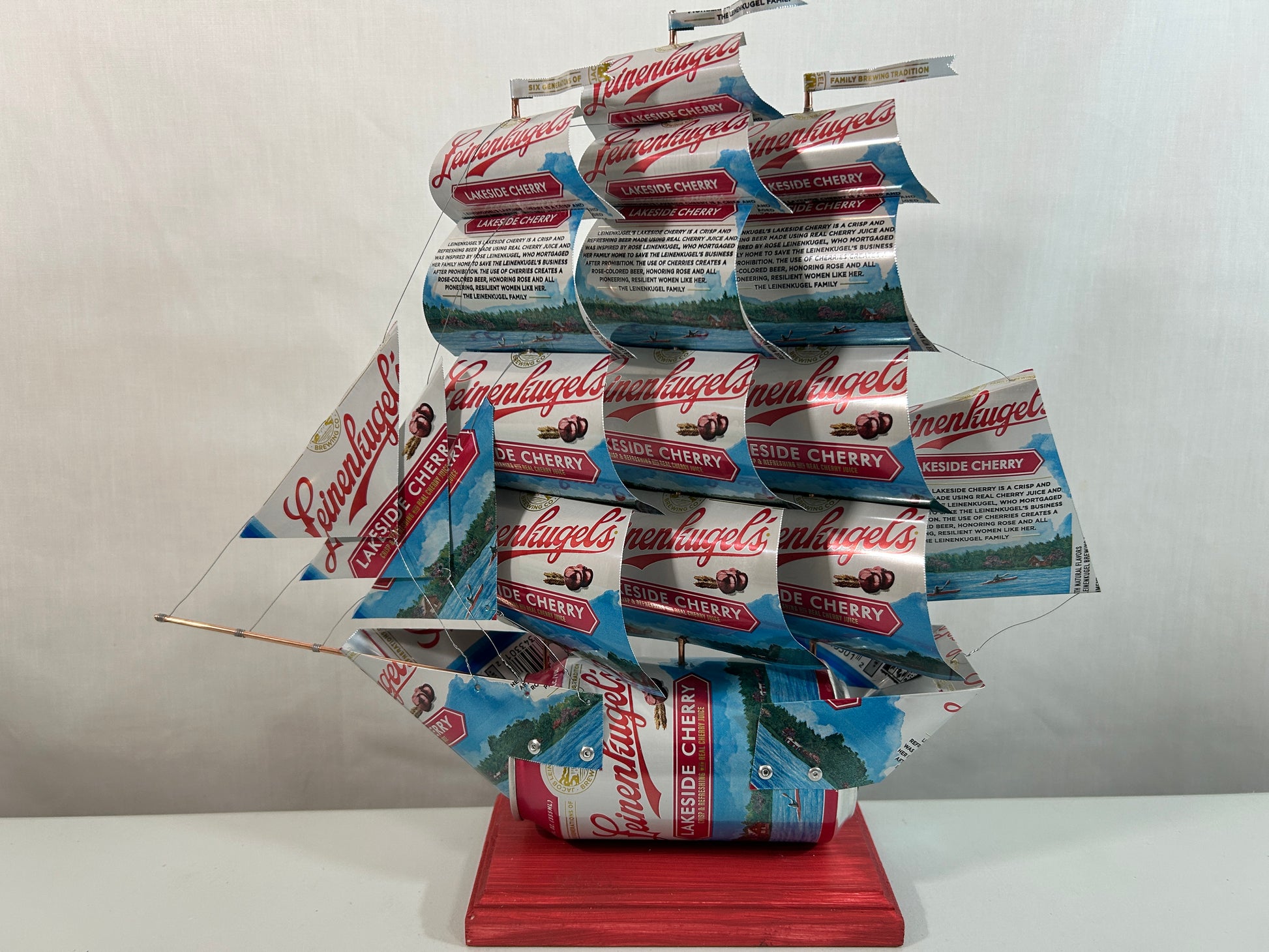 Leinkugel's Lakeside Cherry Beer Can Ship