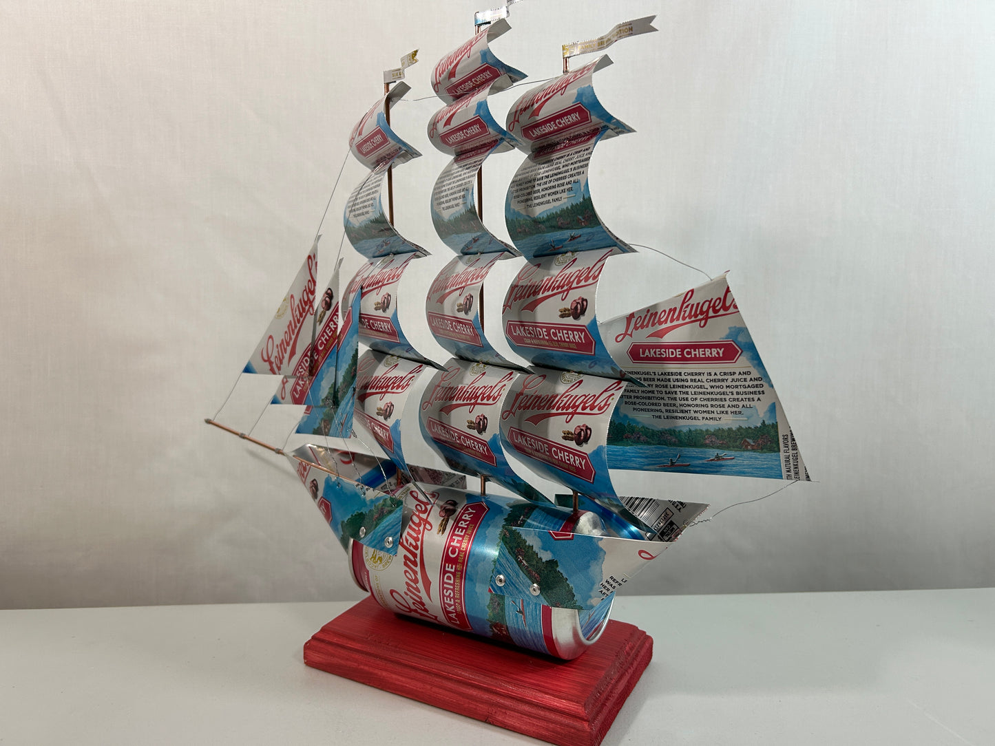 Leinkugel's Lakeside Cherry Beer Can Ship