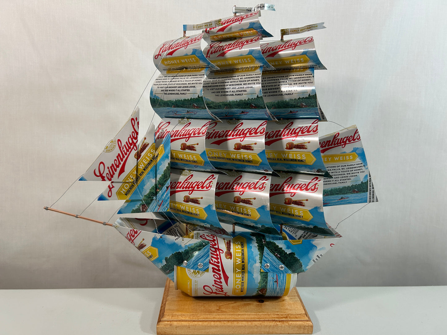 Leinkugel's Honey Weiss Beer Can Ship