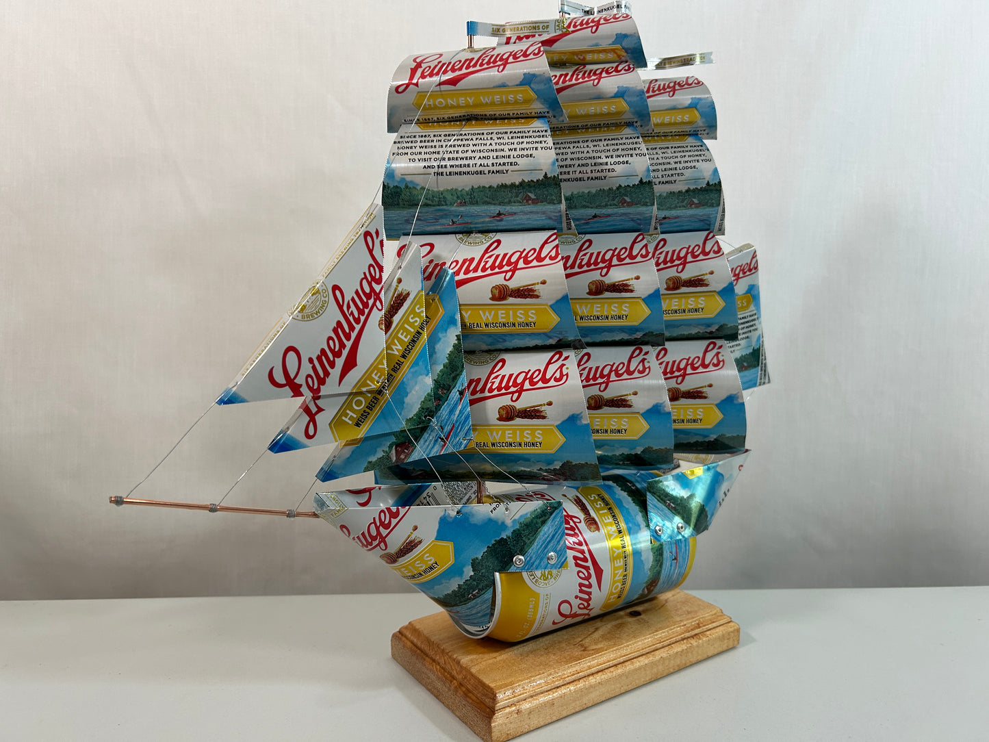 Leinkugel's Honey Weiss Beer Can Ship