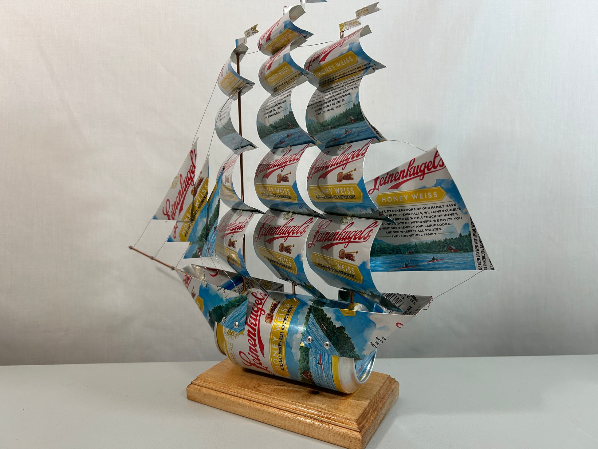 Leinkugel's Honey Weiss Beer Can Ship