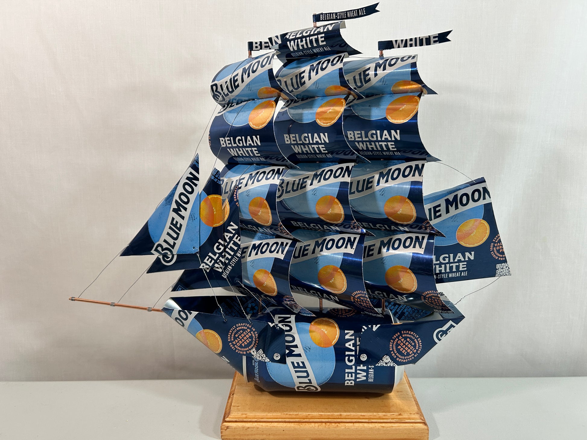 Blue Moon Belgian White Beer Can Ship