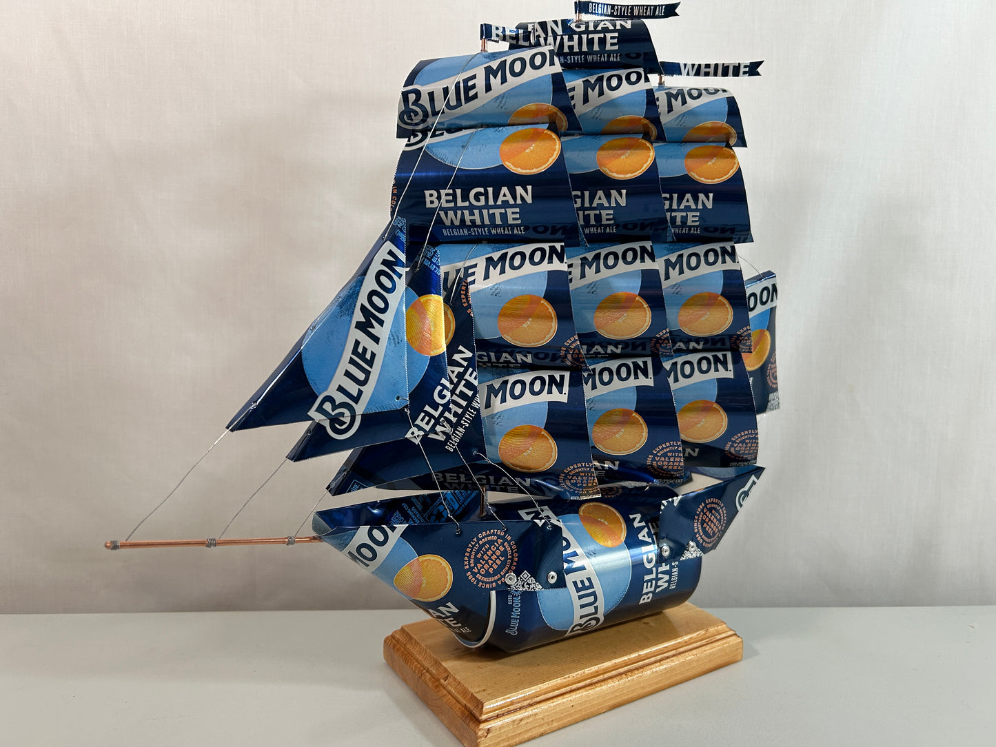 Blue Moon Belgian White Beer Can Ship