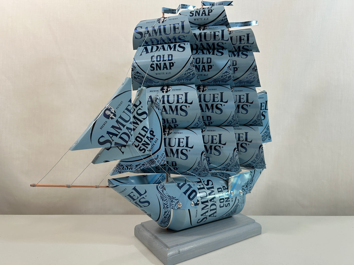 Samuel Adams Cold Snap White Ale Beer Can Ship