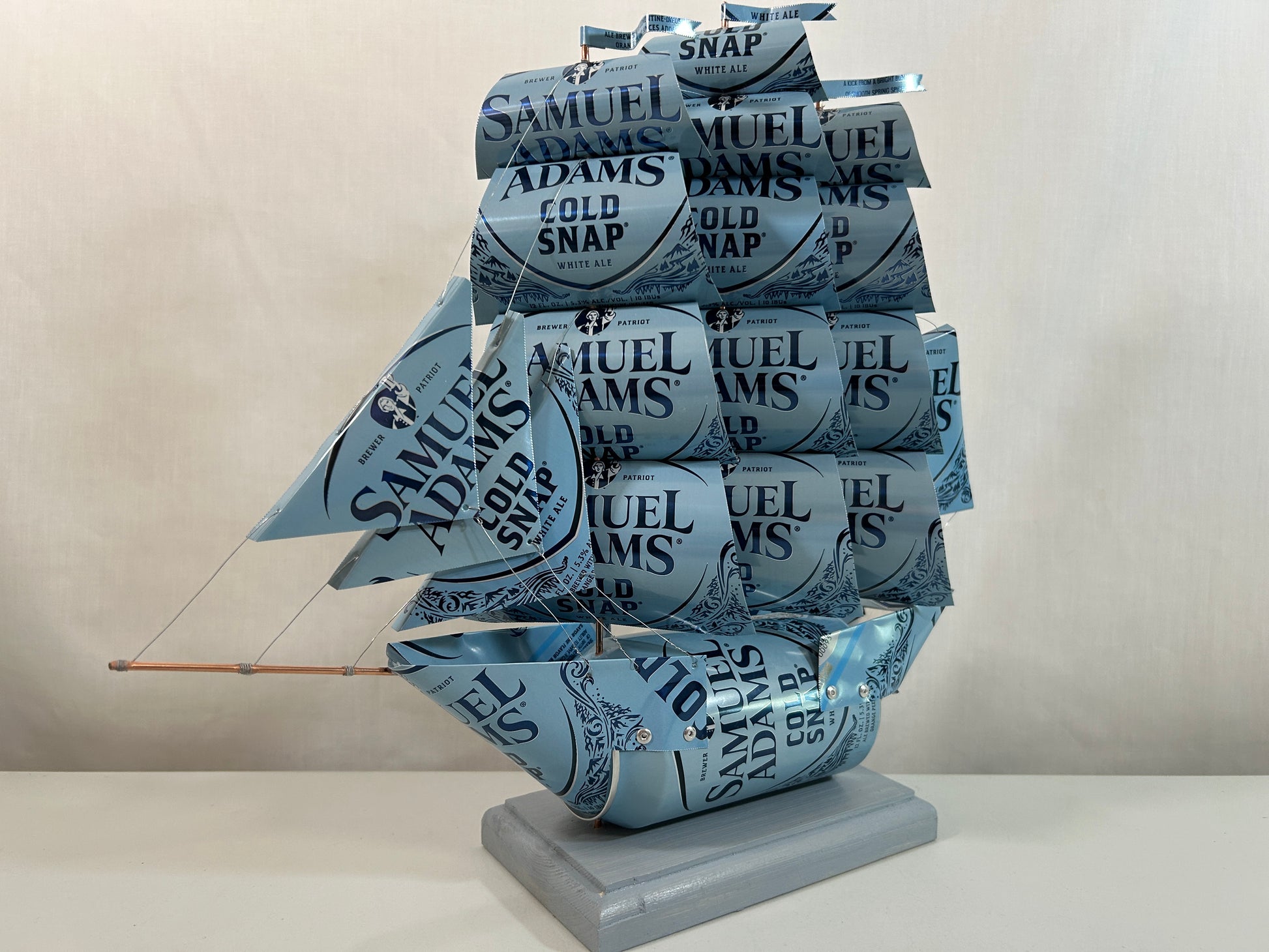 Samuel Adams Cold Snap White Ale Beer Can Ship