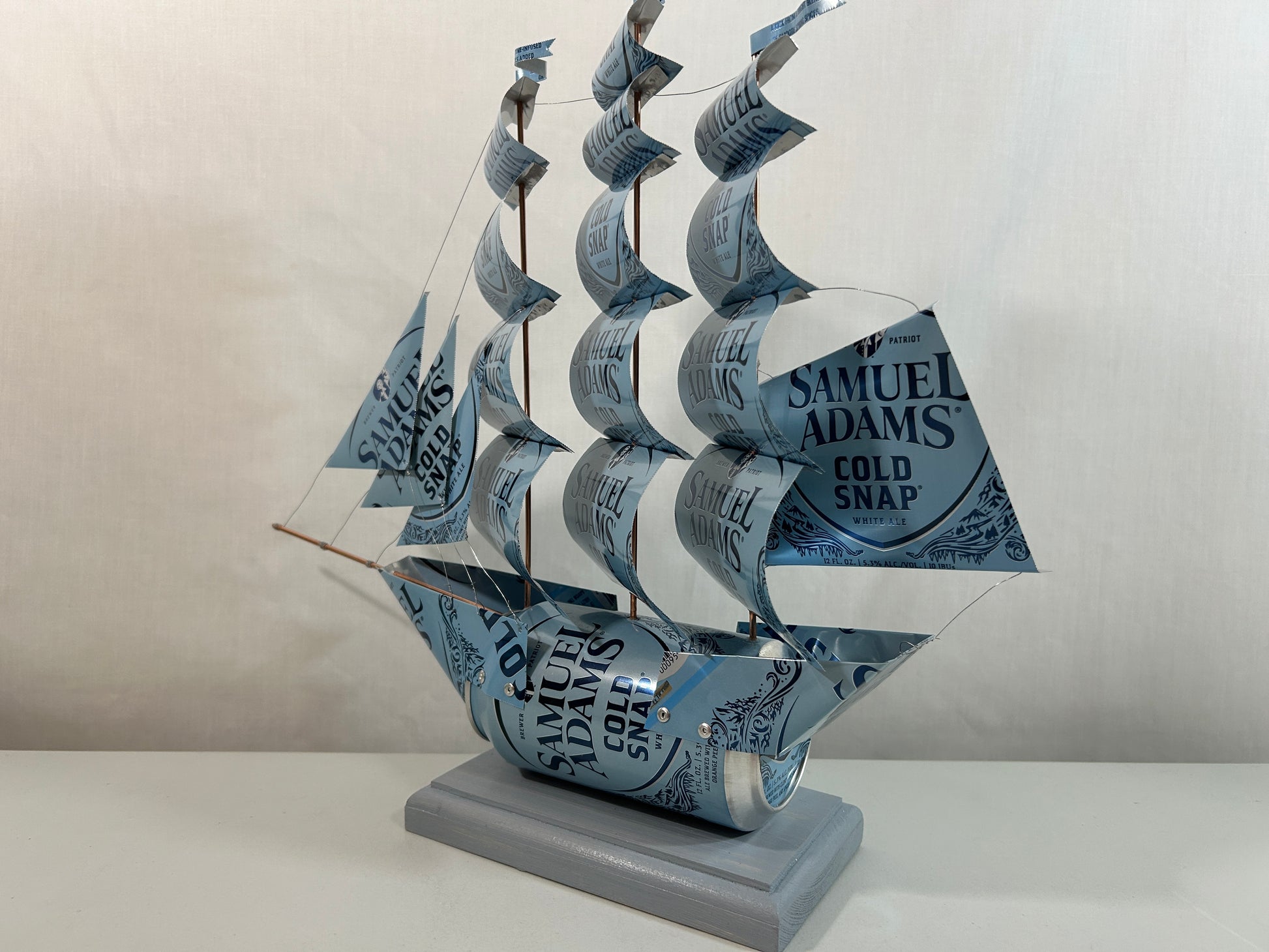 Samuel Adams Cold Snap White Ale Beer Can Ship
