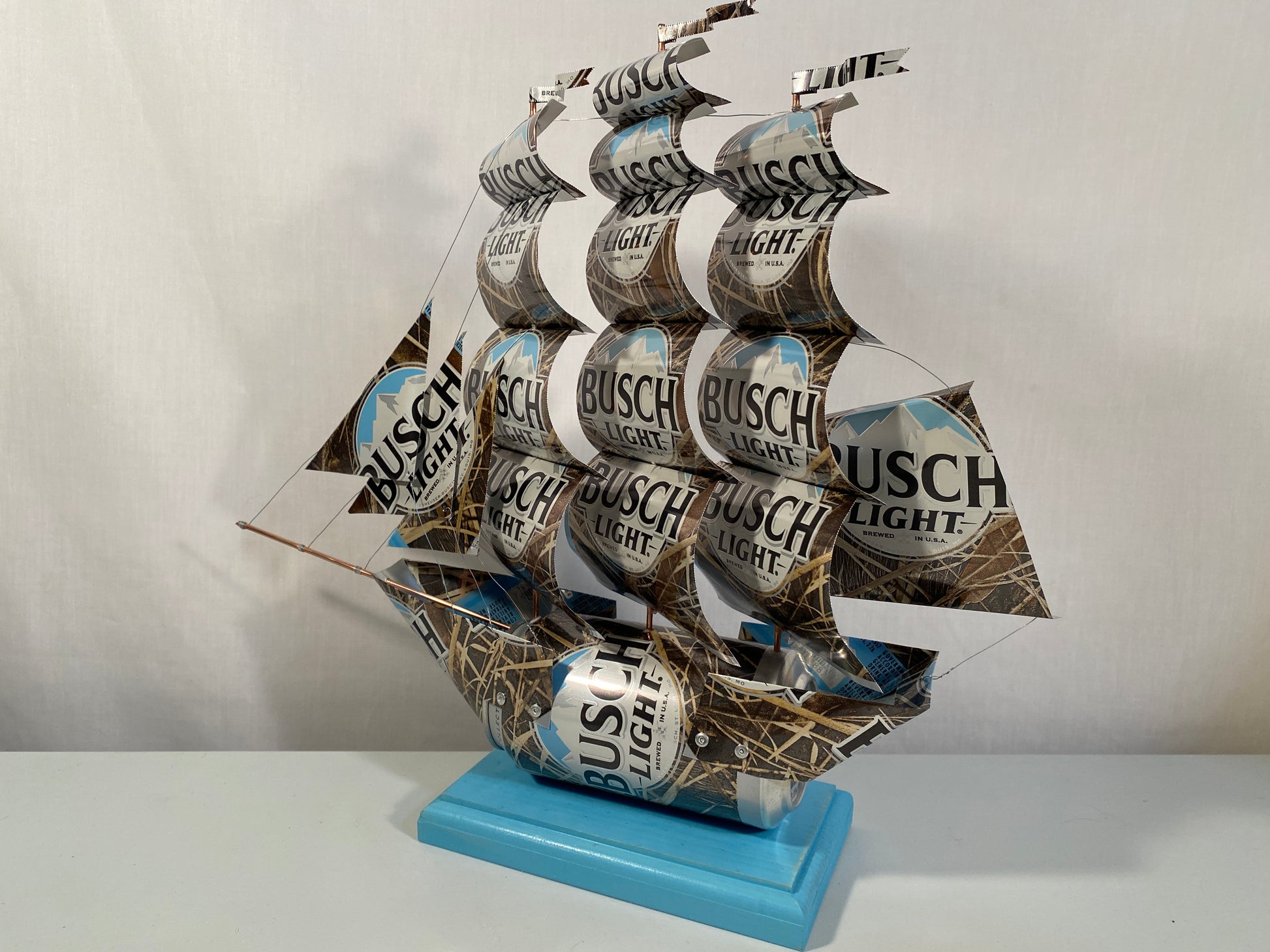 Anheuser Busch Light Camo Beer Can Ship