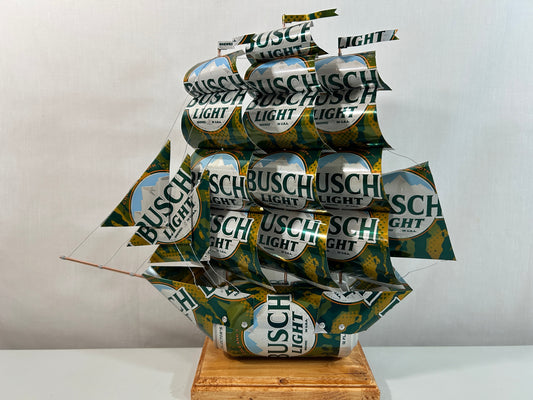 Anheuser Busch Light Camo Beer Can Ship