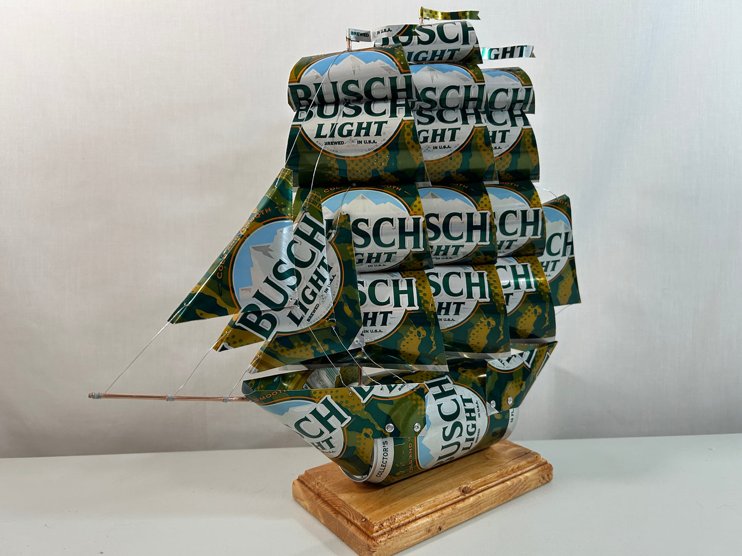 Anheuser Busch Light Camo Beer Can Ship