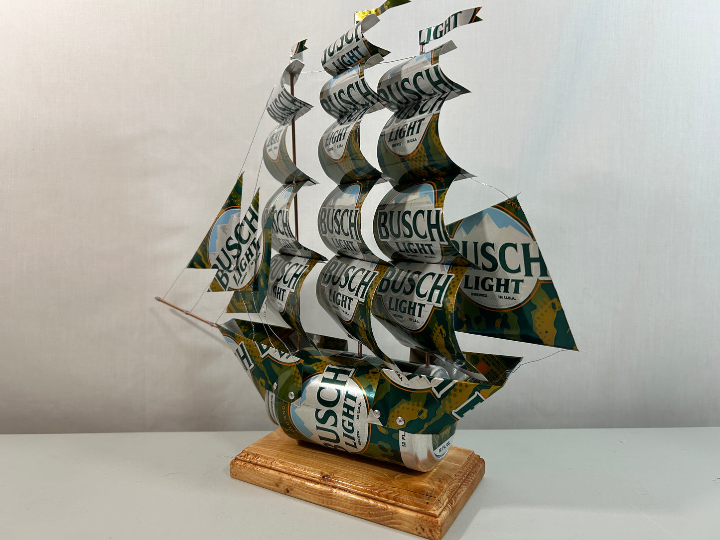 Anheuser Busch Light Camo Beer Can Ship