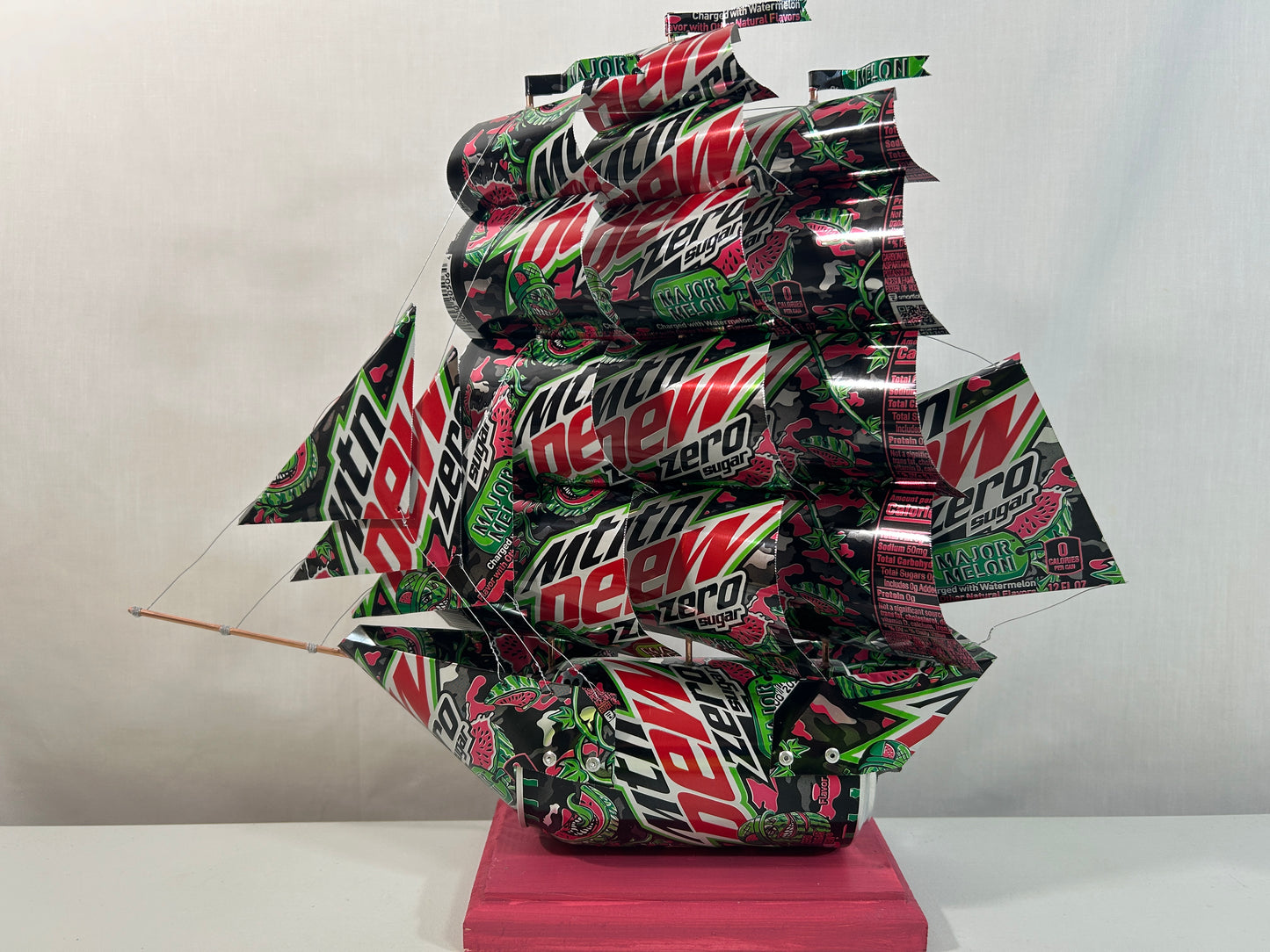 Mountain Dew Major Melon Zero Sugar Soda Can Ship