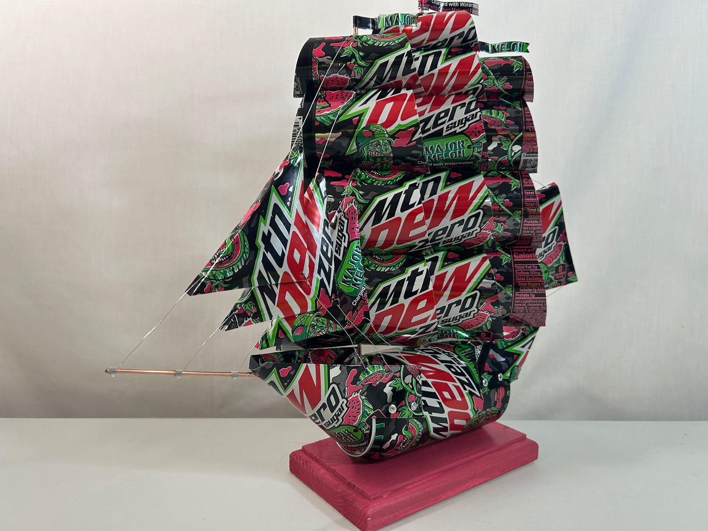 Mountain Dew Major Melon Zero Sugar Soda Can Ship