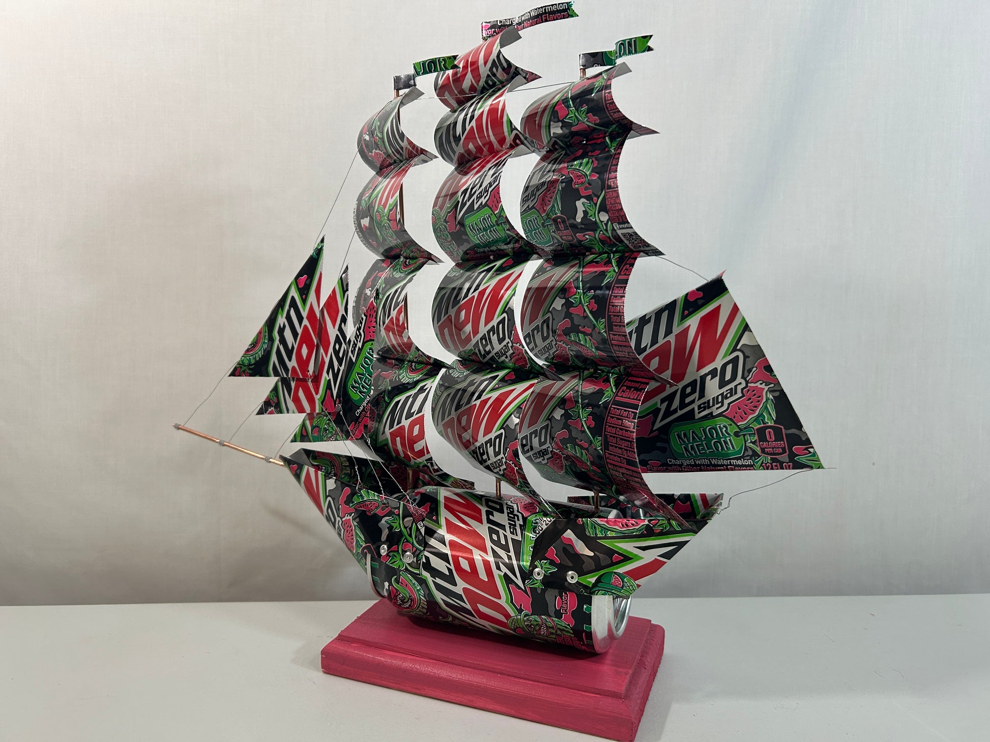 Mountain Dew Major Melon Zero Sugar Soda Can Ship