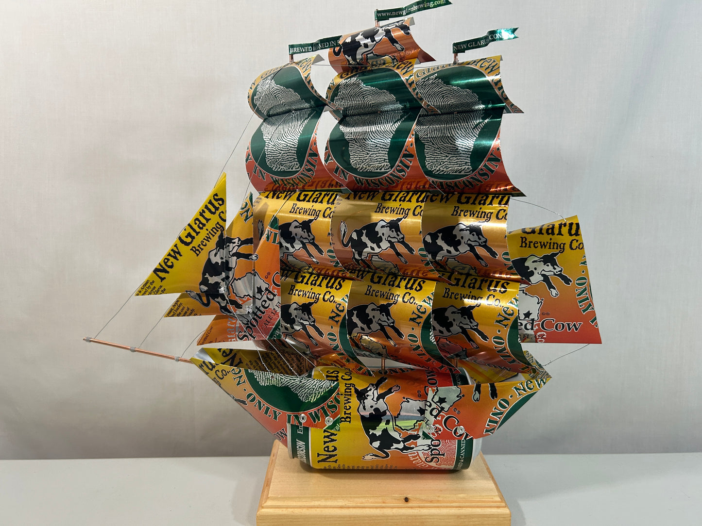 New Glarus Spotted Cow Beer Can Ship