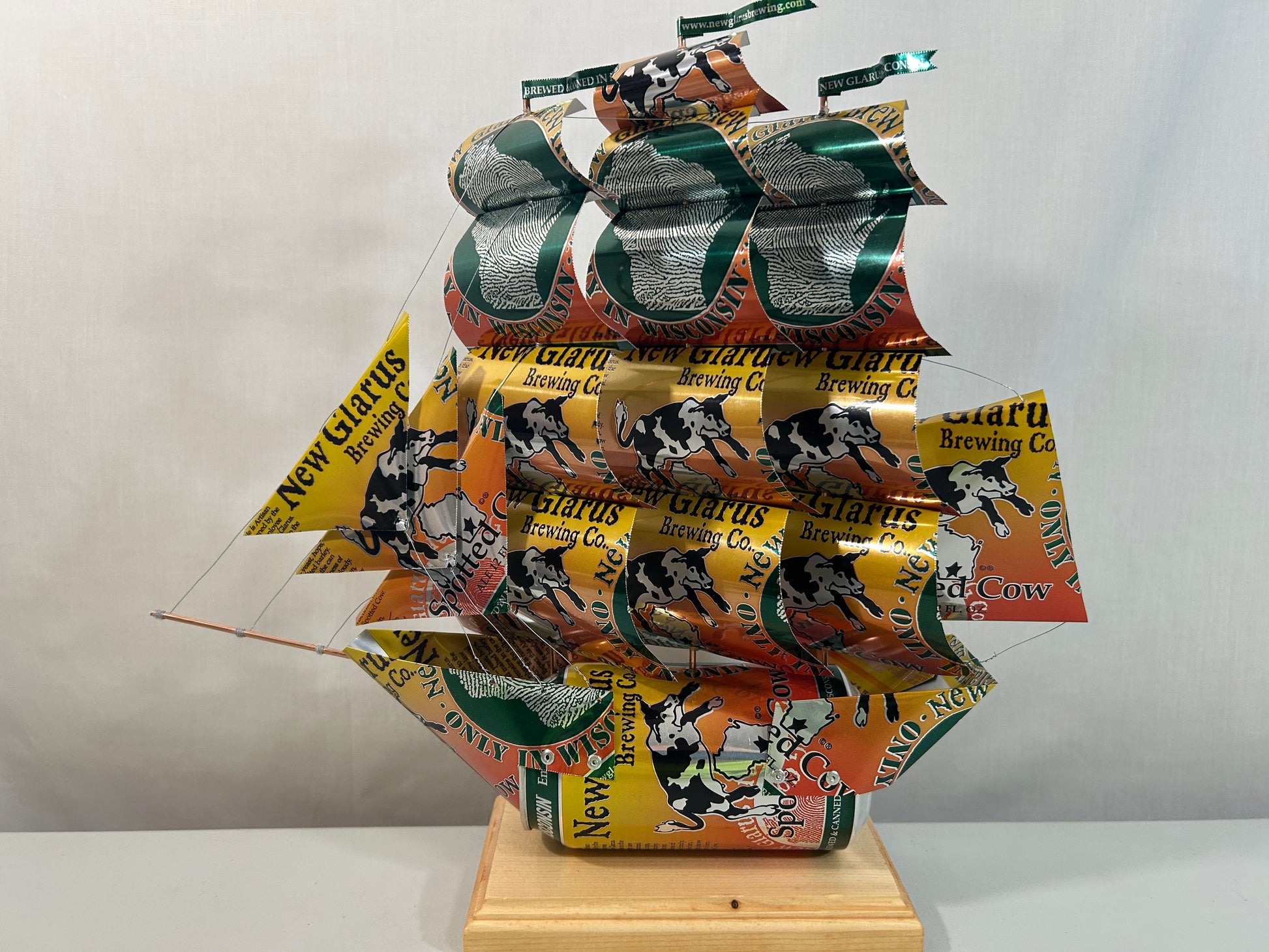 New Glarus Spotted Cow Beer Can Ship