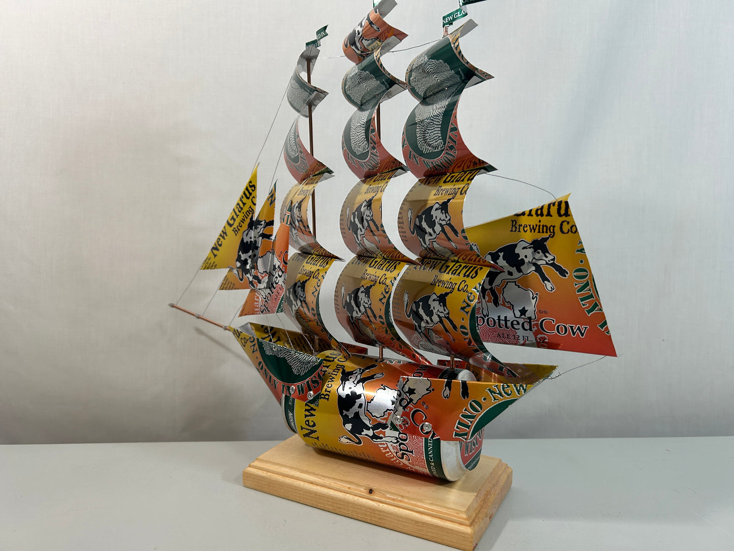 New Glarus Spotted Cow Beer Can Ship