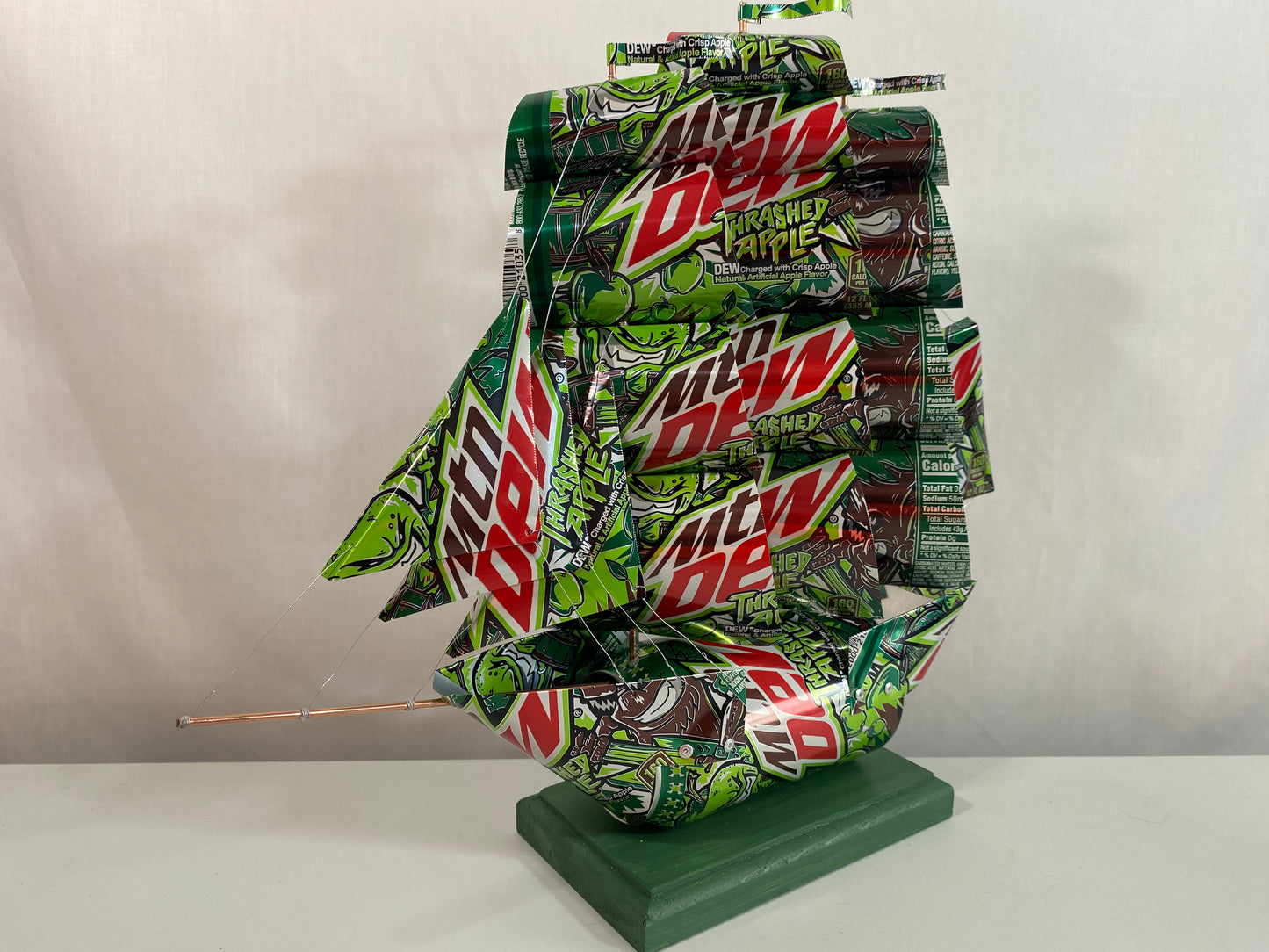 Mountain Dew Thrashed Apple Soda Can Ship
