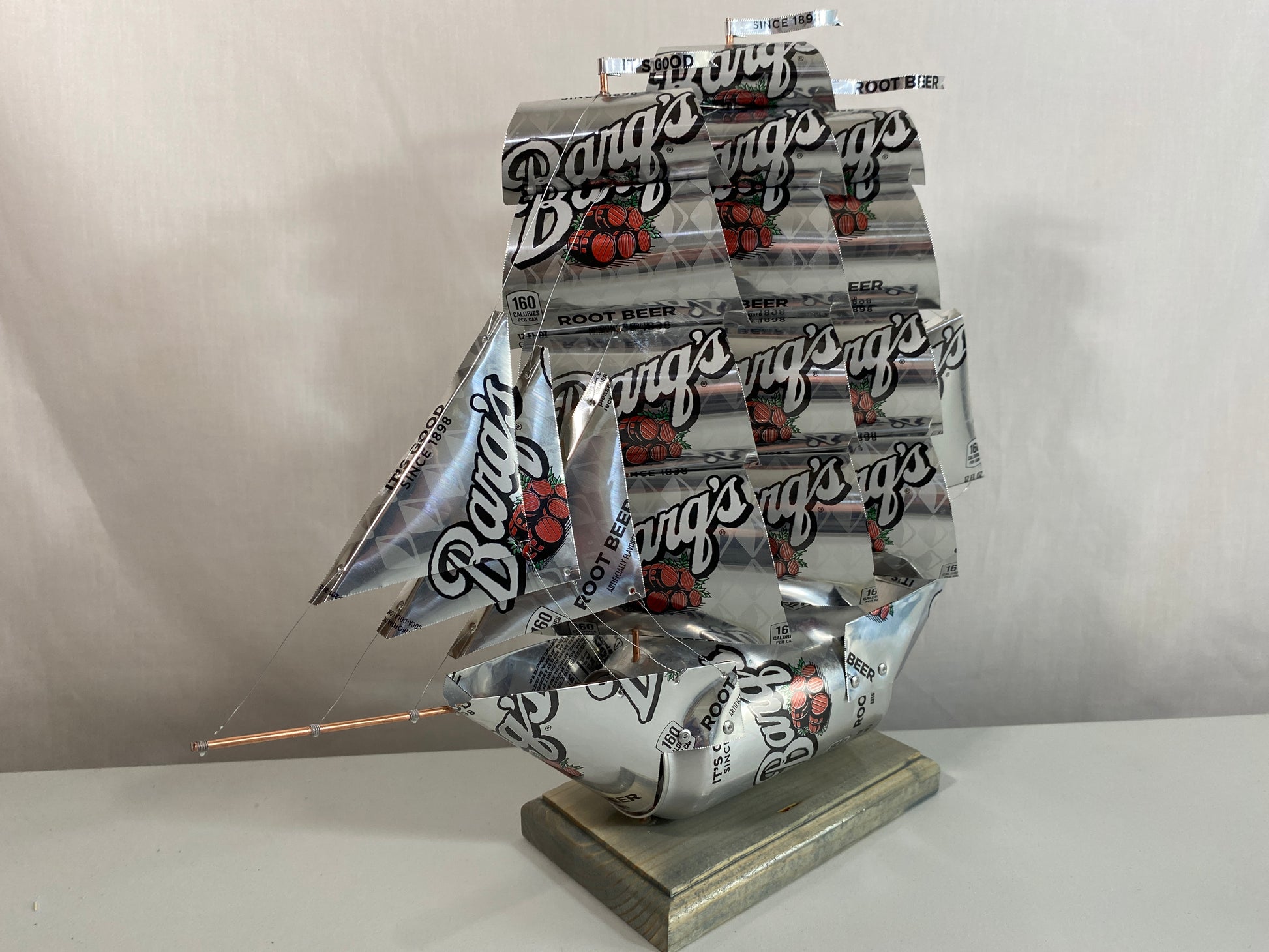 Barq's Root Beer Soda Can Ship