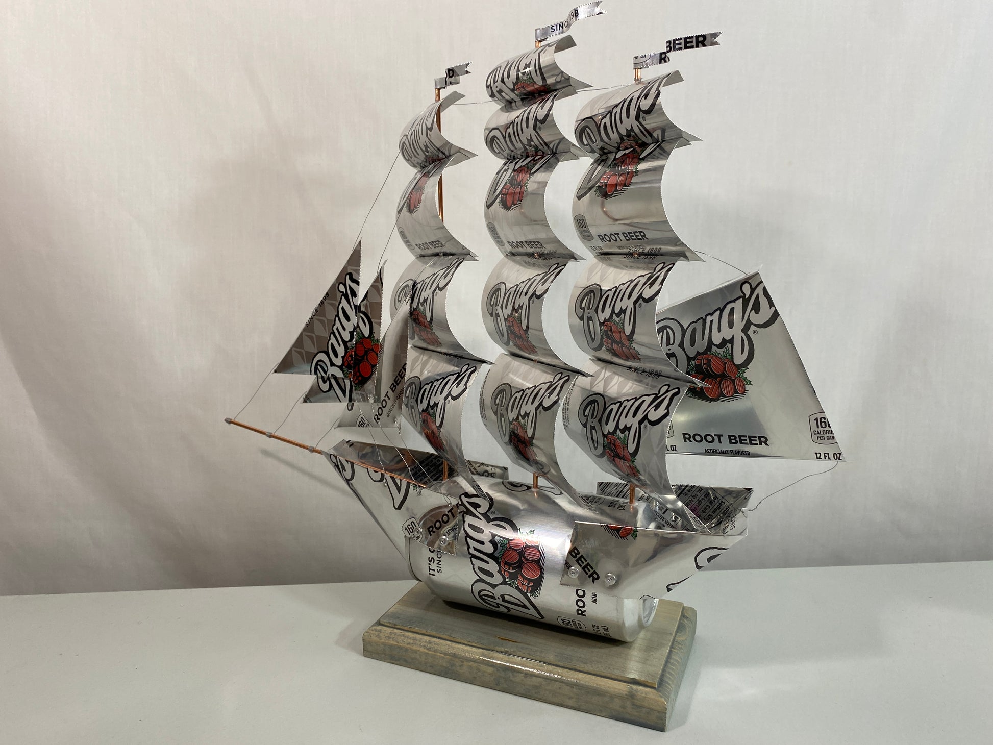 Barq's Root Beer Soda Can Ship