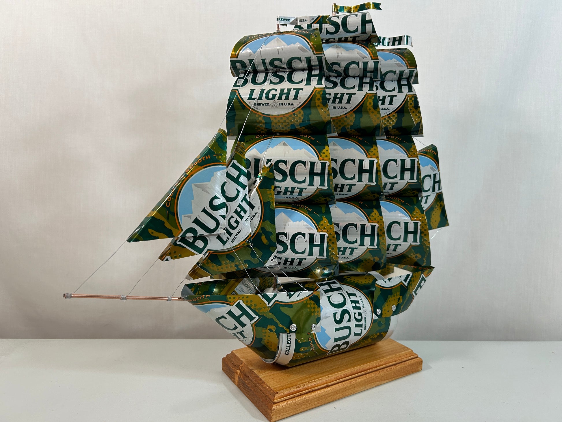 Anheuser Busch Light Camo Beer Can Ship