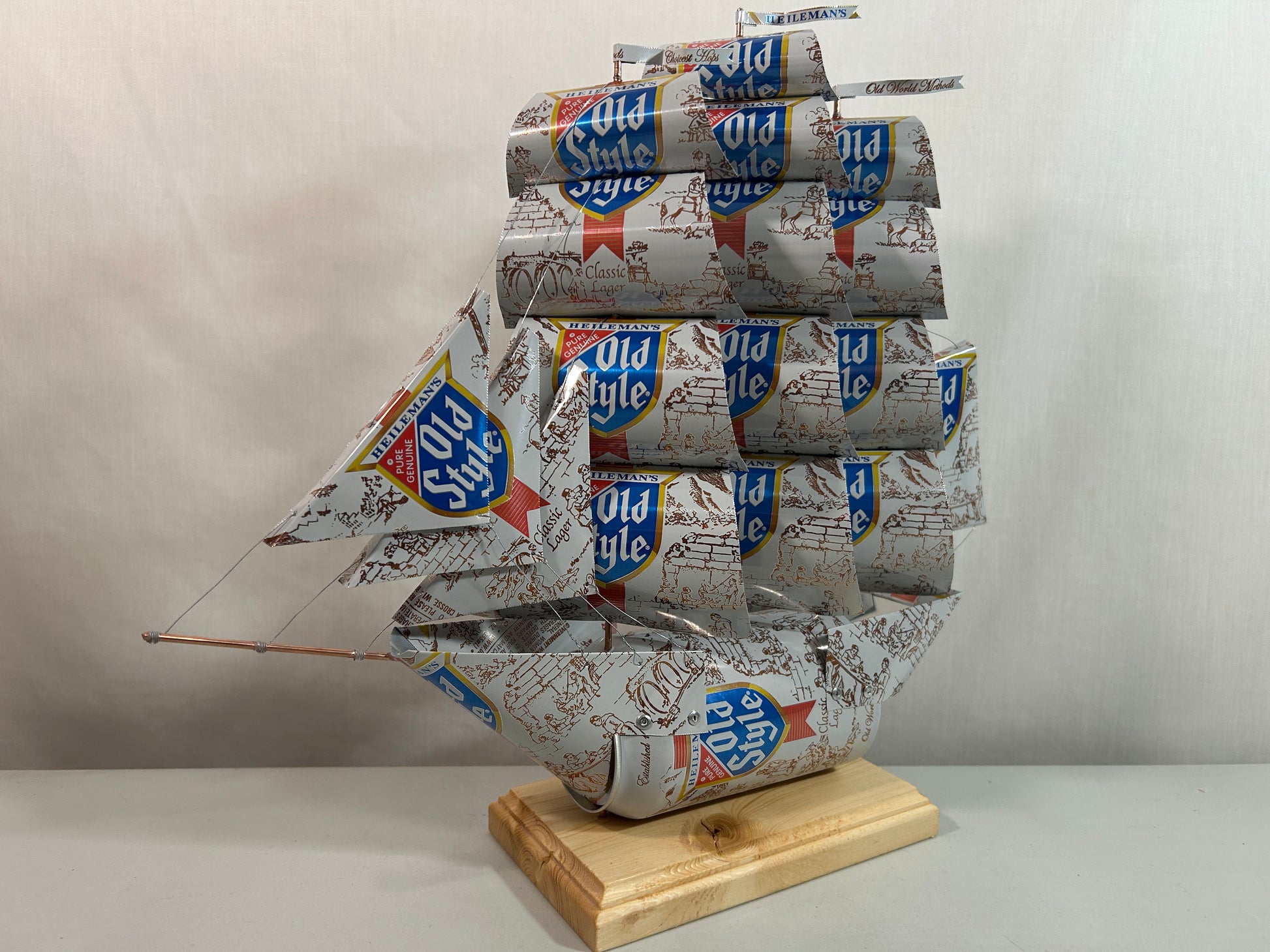 Heileman's Old Style Beer Can Ship