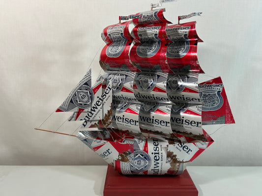 Anheuser Busch Budweiser Clydesdales Beer Can Ship