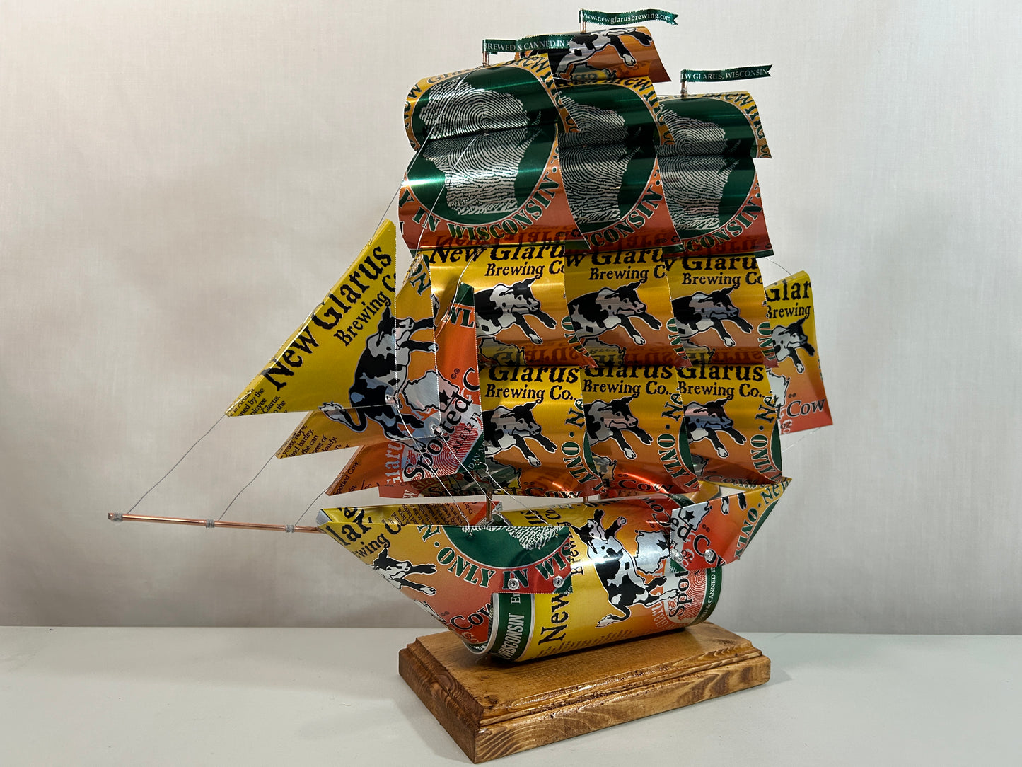 New Glarus Spotted Cow Beer Can Ship