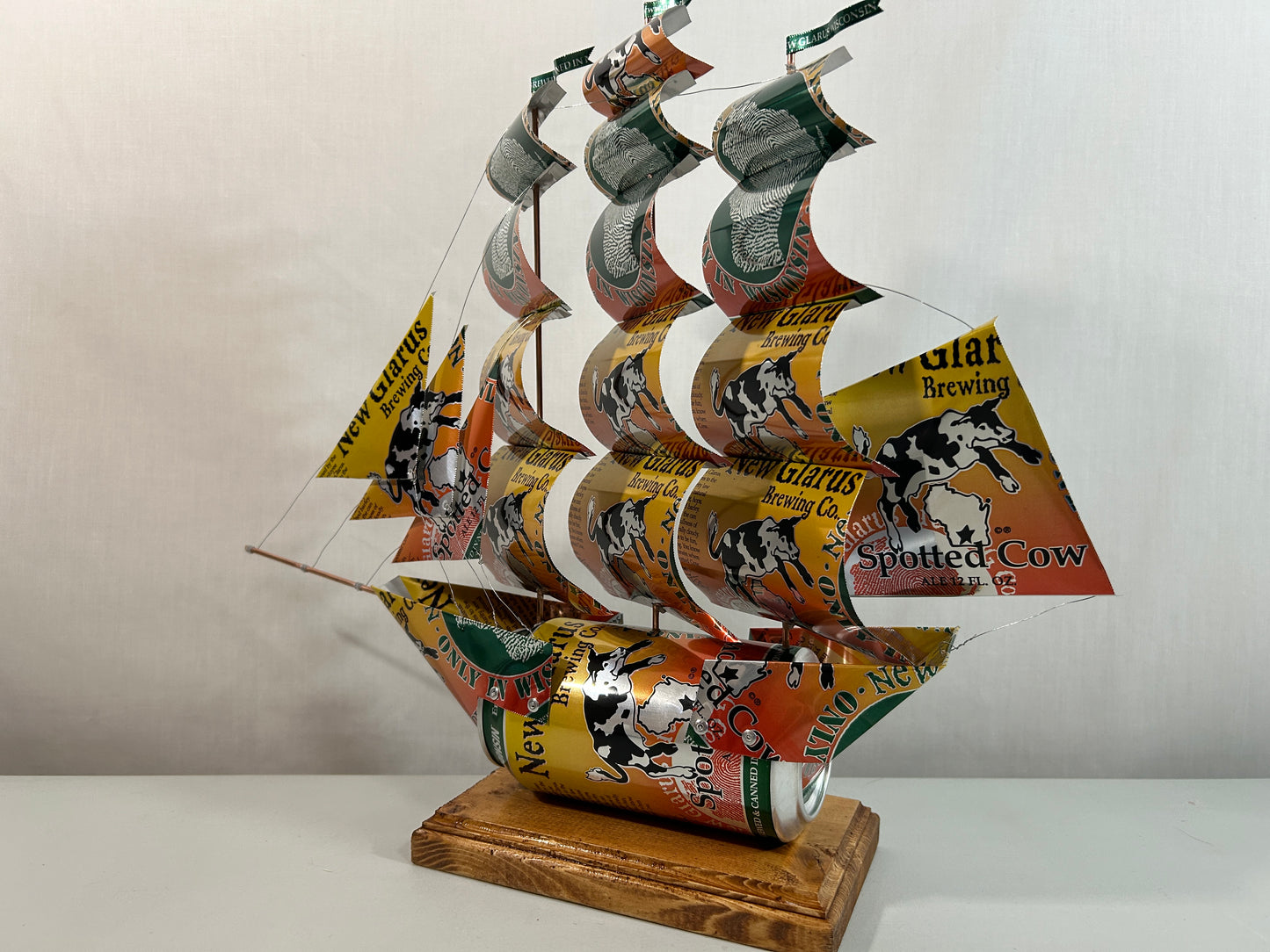 New Glarus Spotted Cow Beer Can Ship