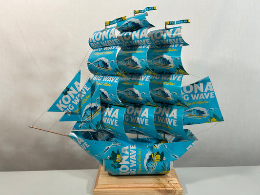 Kona Brewing Co Big Wave Golden Ale Beer Can Ship