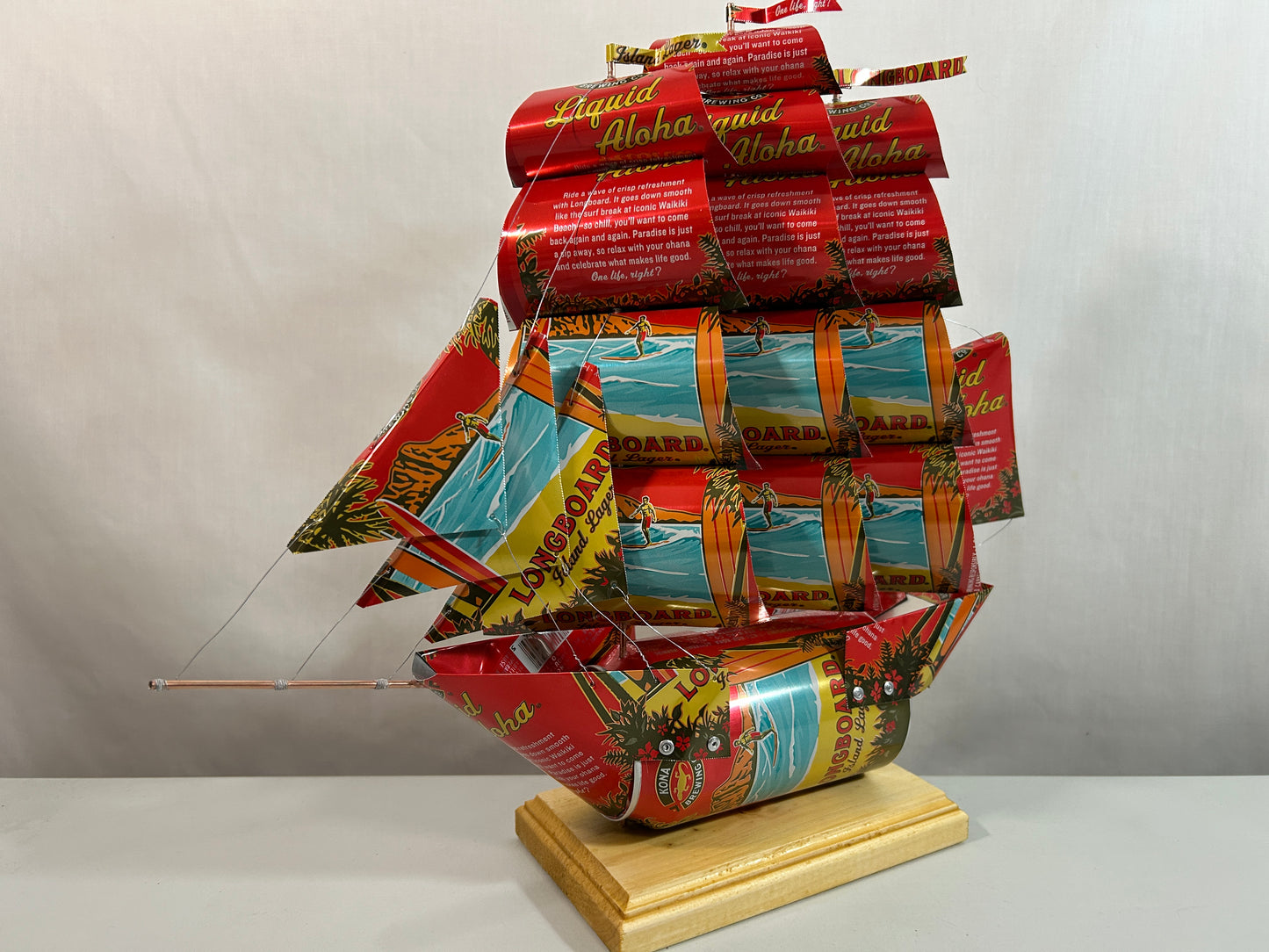 Kona Brewing Co Big Wave Longboard Beer Can Ship